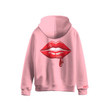 Load image into Gallery viewer, “Kiss me it’s steezy”  hoodie (Light pink)
