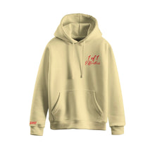 Load image into Gallery viewer, “Kiss me it’s steezy”  hoodie (French vanilla )
