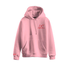 Load image into Gallery viewer, “Kiss me it’s steezy”  hoodie (Light pink)
