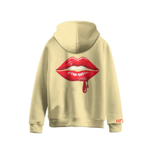 Load image into Gallery viewer, “Kiss me it’s steezy”  hoodie (French vanilla )
